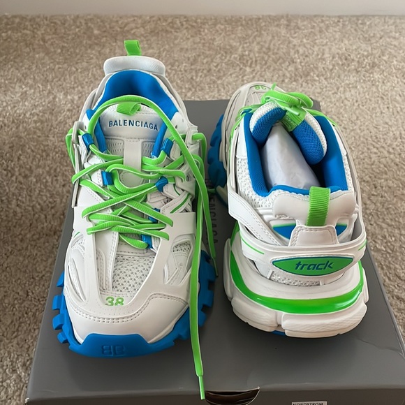 NWT BALENCIAGA TRACK NYLON MESH AND RUBBER SNEAKER - Picture 6 of 14